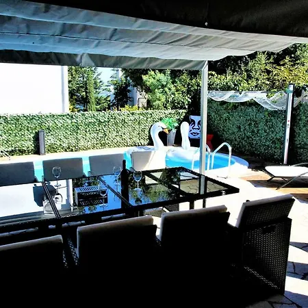 Villa Summer Dream With Heated Pool, Sauna And Jacuzzi Malinska Exterior photo